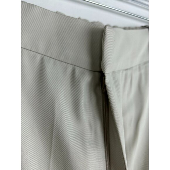 Zara Women's  Wide Leg Cropped Pants Medium Cream High Waist Casual Trousers NWT - Picture 9 of 16